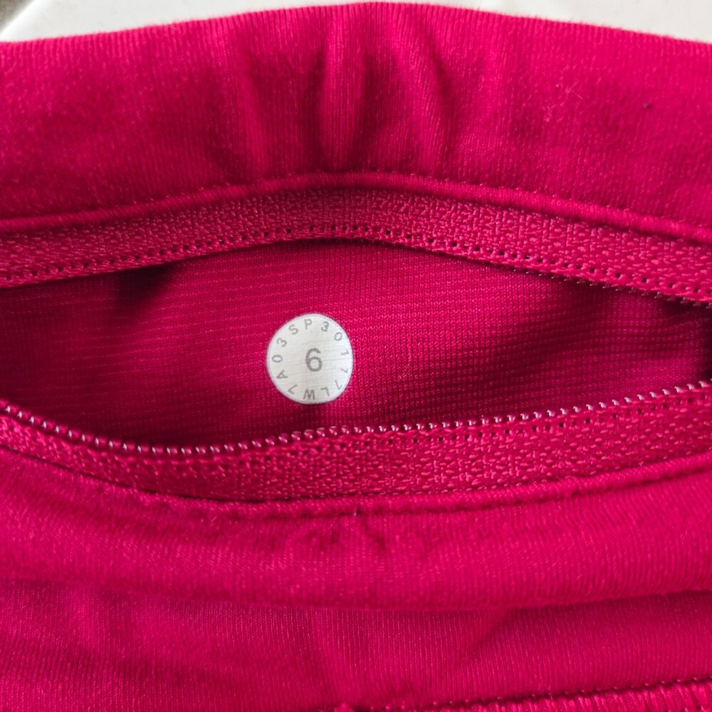 Lululemon Run Times Shorts Ruby Red 6 - image 4